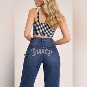 Juicy Couture Dark Blue Women's Flare Jeans